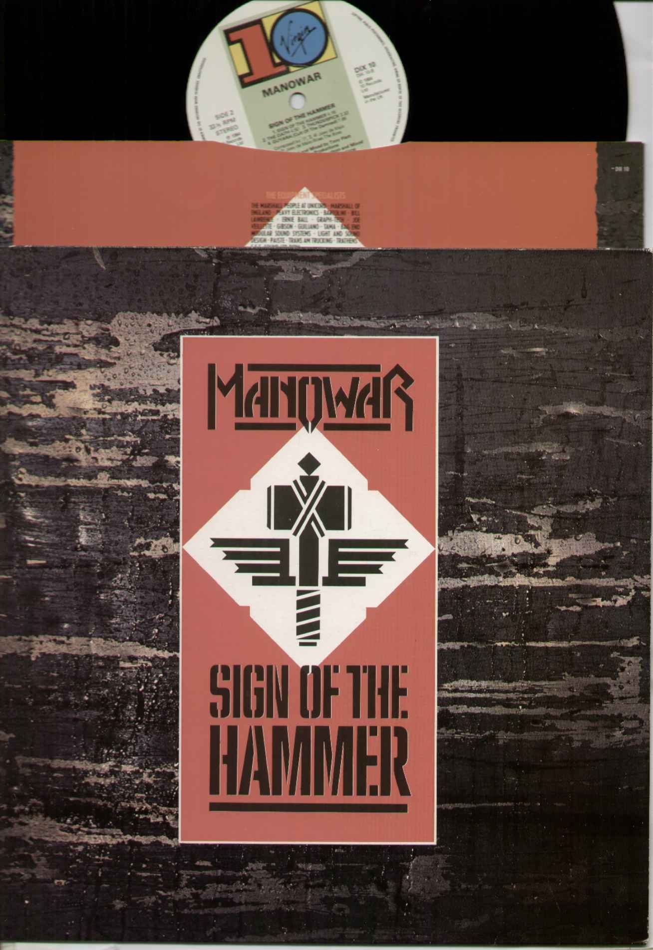 Amazon.com: Manowar - Sign Of The Hammer - LP vinyl